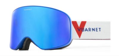 Vuarnet wide ski mask 2020 0003 for skiig blue metallic lente grey blue flash Ottica Centro Russi Ravenna